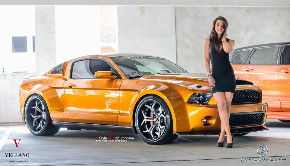 photo 6 Ford Shelby GT500 custom wheels VELLANO VCX  21x10.0, ET , tire size 285/30 R21. 22x13.0 ET 335/25 R22