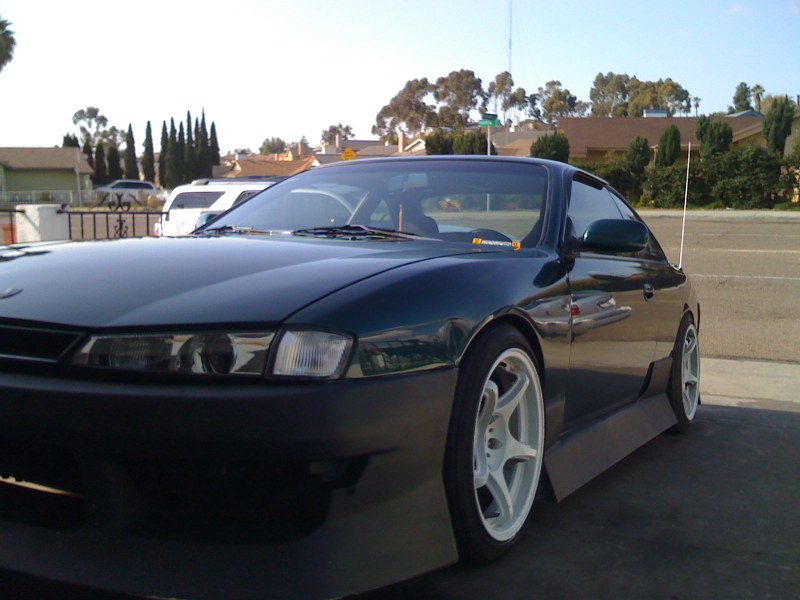 photo 1 Nissan S14 custom wheels 5Zigen FN01R-C 17x10.5, ET +12, tire size 235/40 R17. x ET 235/45 R