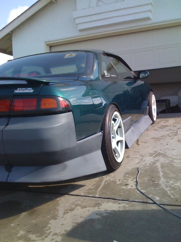 photo 2 Nissan S14 custom wheels 5Zigen FN01R-C 17x10.5, ET +12, tire size 235/40 R17. x ET 235/45 R