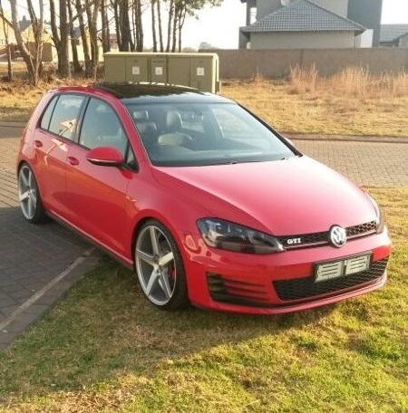 photo 1 Volkswagen Golf GTI custom wheels VOSSEN CV3 20x8.5, ET +44, tire size X R20. x ET
