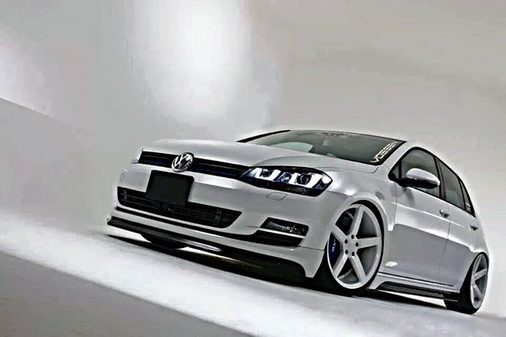 photo 3 Volkswagen Golf GTI custom wheels VOSSEN CV3 20x8.5, ET +44, tire size X R20. x ET