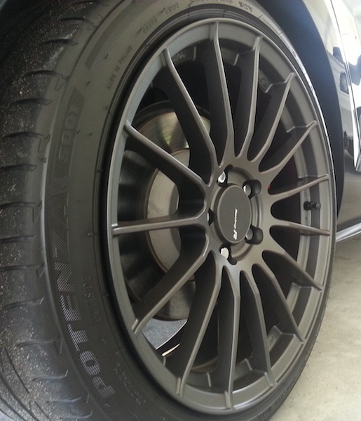photo 1 Volkswagen Golf GTI custom wheels ENKEI  RS05-RR 18x8.5, ET +45, tire size X R18. x ET 