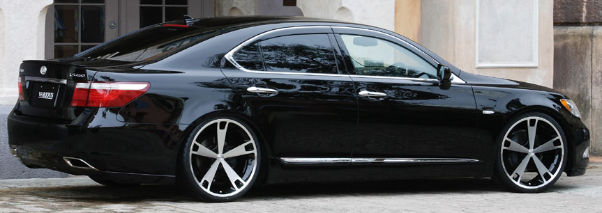 photo 2 Lexus LS 460 custom wheels Fabulous MB-5 22x8.5, ET +30, tire size 245/30 R22. 22x10.0 ET+36 295/25 R22