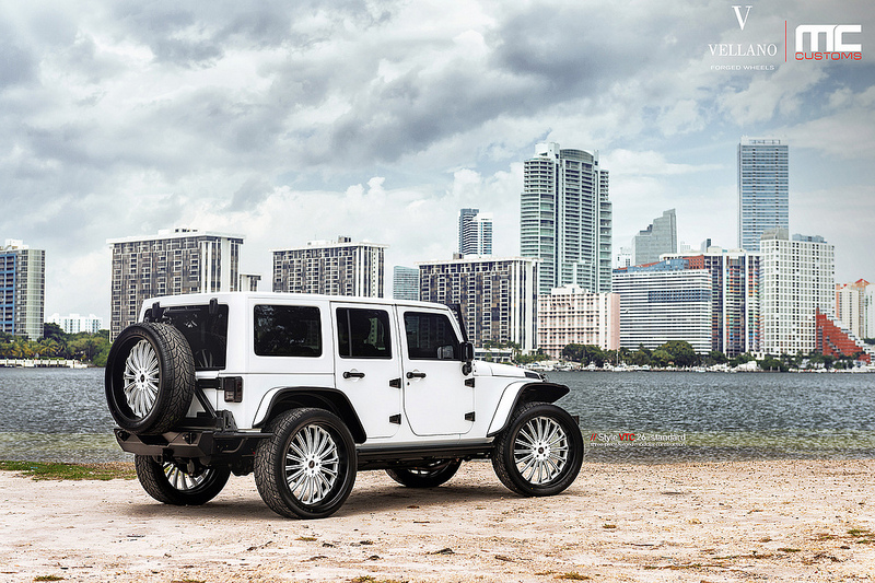 photo 7 Jeep Wrangler Unlimited custom wheels Vellano VTC 26x, ET , tire size X R26. x ET