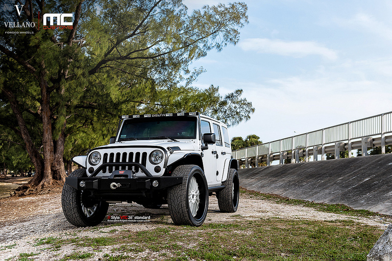 photo 12 Jeep Wrangler Unlimited custom wheels Vellano VTC 26x, ET , tire size X R26. x ET