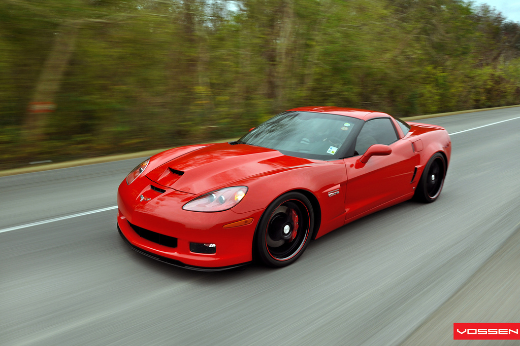 photo 2 Chevrolet Corvette custom wheels Vossen VVS-087 19x10.0, ET , tire size X R19. 20x12.5 ET