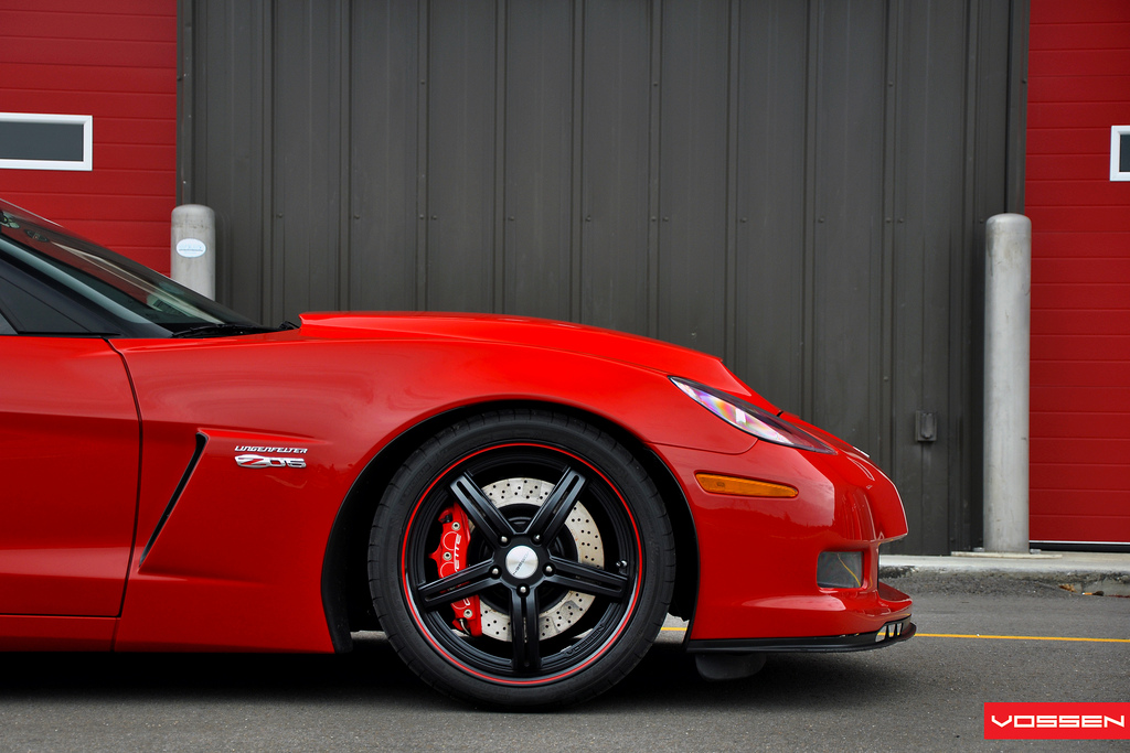 photo 1 Chevrolet Corvette custom wheels Vossen VVS-087 19x10.0, ET , tire size X R19. 20x12.5 ET