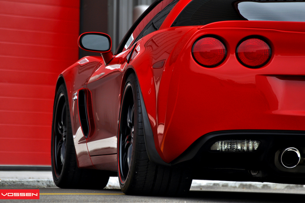 photo 4 Chevrolet Corvette custom wheels Vossen VVS-087 19x10.0, ET , tire size X R19. 20x12.5 ET