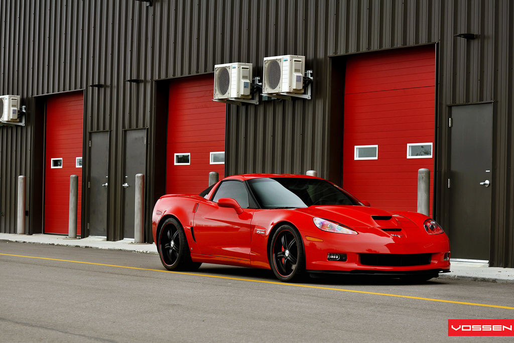 photo 6 Chevrolet Corvette custom wheels Vossen VVS-087 19x10.0, ET , tire size X R19. 20x12.5 ET