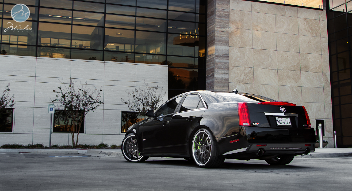 photo 2 Cadillac CTS-V custom wheels Modulare M15 21x9.0, ET , tire size X R21. 21x10.5 ET 