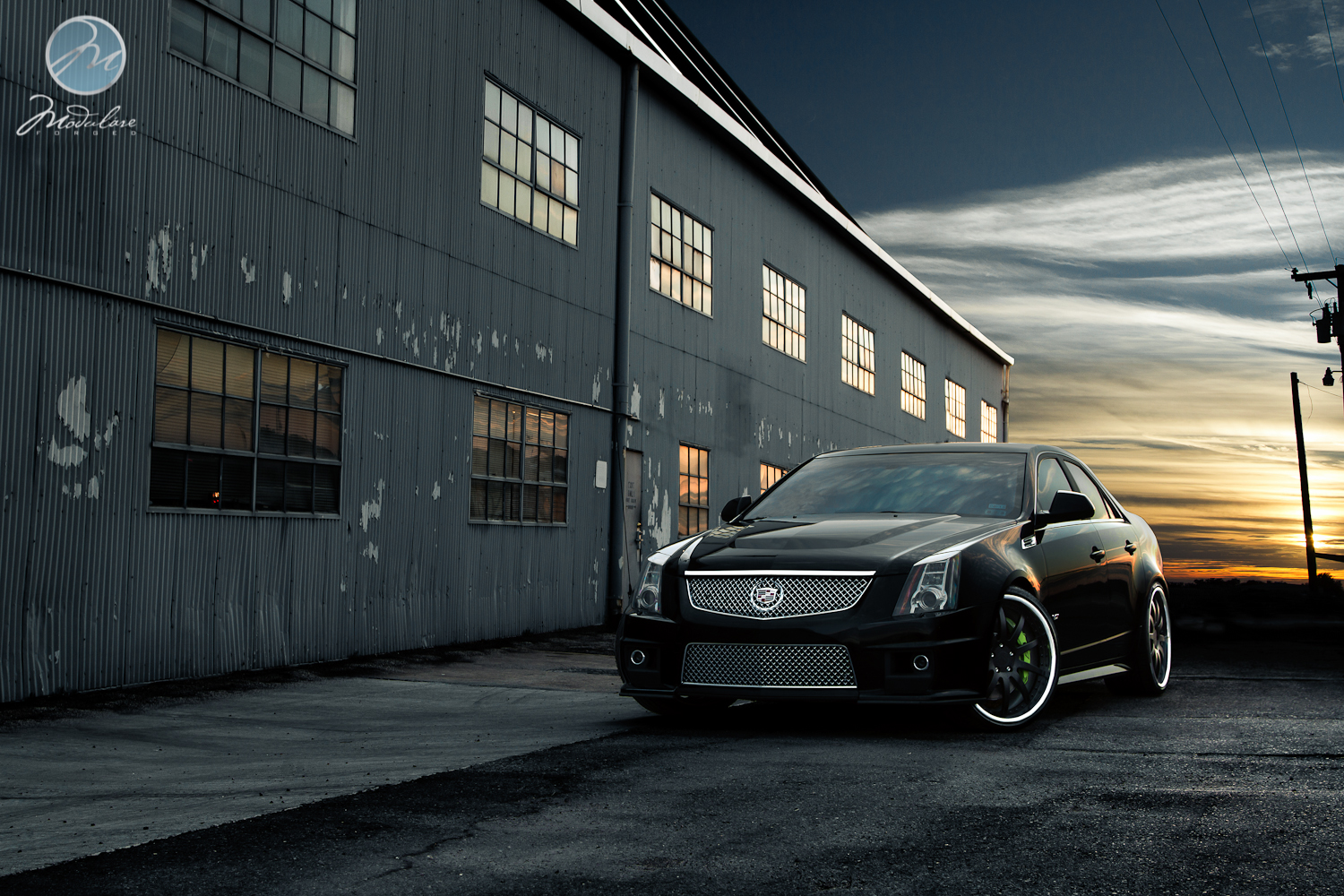 photo 5 Cadillac CTS-V custom wheels Modulare M15 21x9.0, ET , tire size X R21. 21x10.5 ET 