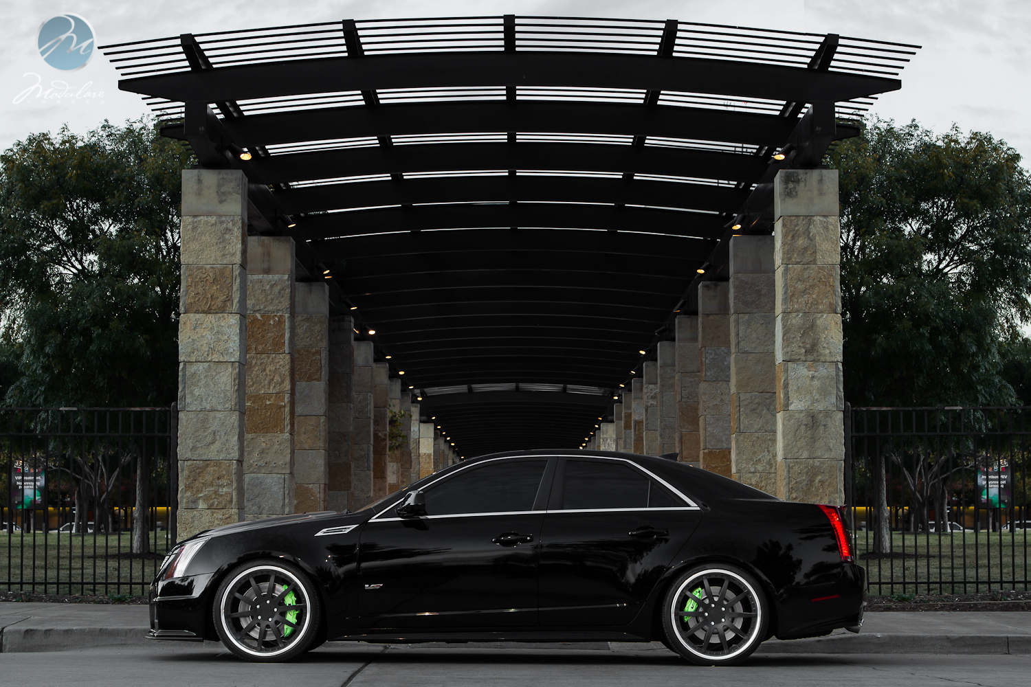 photo 6 Cadillac CTS-V custom wheels Modulare M15 21x9.0, ET , tire size X R21. 21x10.5 ET 
