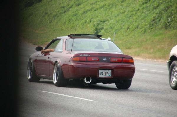 photo 2 Nissan S14 custom wheels Work Meister 18x9.0, ET +5, tire size 225/35 R18. 18x10.0 ET-5 245/40 R18