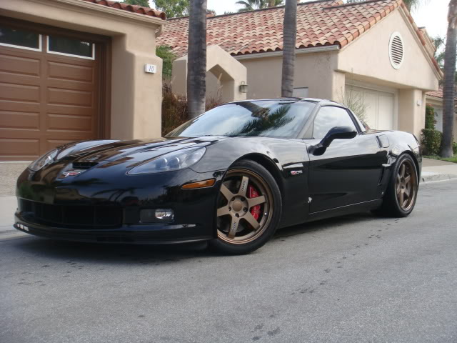 photo 3 Chevrolet Corvette custom wheels Volk TE37 18x9.5, ET +35, tire size X R18. 19x12.0 ET+57 