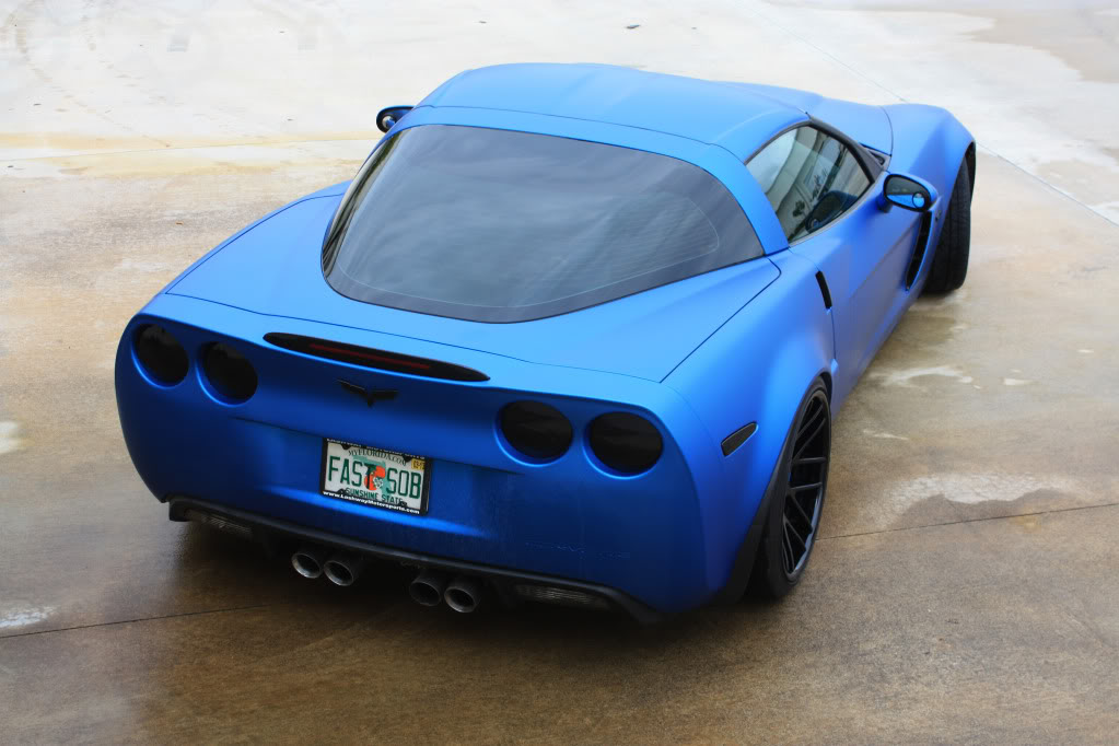 photo 6 Chevrolet Corvette custom wheels CF Strasse SM7 20x10.0, ET , tire size 275/25 R20. 20x13.0 ET 345/25 R20