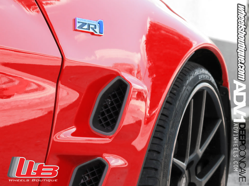 photo 3 Chevrolet Corvette custom wheels ADV 5.0 20x10.0, ET , tire size 285/25 R20. 21x12.5 ET 375/20 R21