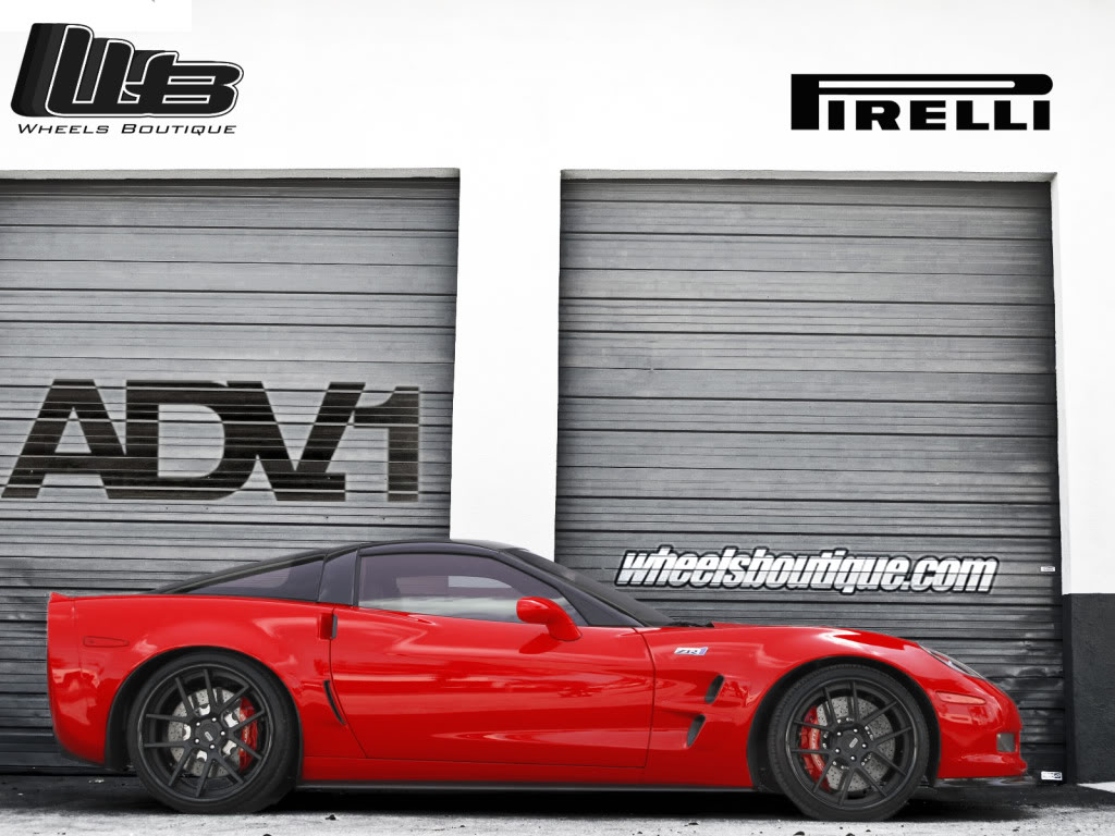 photo 8 Chevrolet Corvette custom wheels ADV 5.0 20x10.0, ET , tire size 285/25 R20. 21x12.5 ET 375/20 R21
