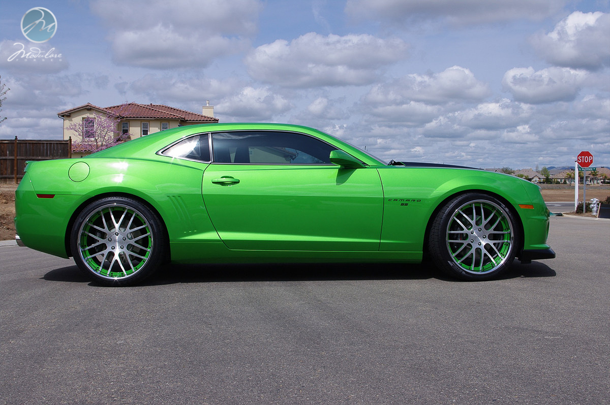 photo 2 Chevrolet Camaro custom wheels Modulare M14 22x9.5, ET , tire size X R22. 22x11.0 ET 