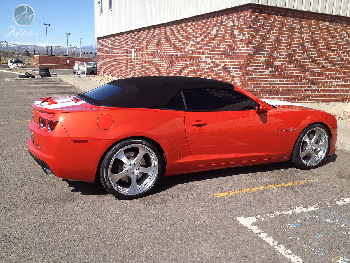 photo 2 Chevrolet Camaro custom wheels Modulare M2  22x9.5, ET , tire size X R22. 22x11.0 ET 