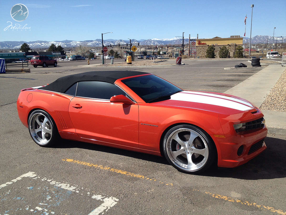 photo 1 Chevrolet Camaro custom wheels Modulare M2  22x9.5, ET , tire size X R22. 22x11.0 ET 