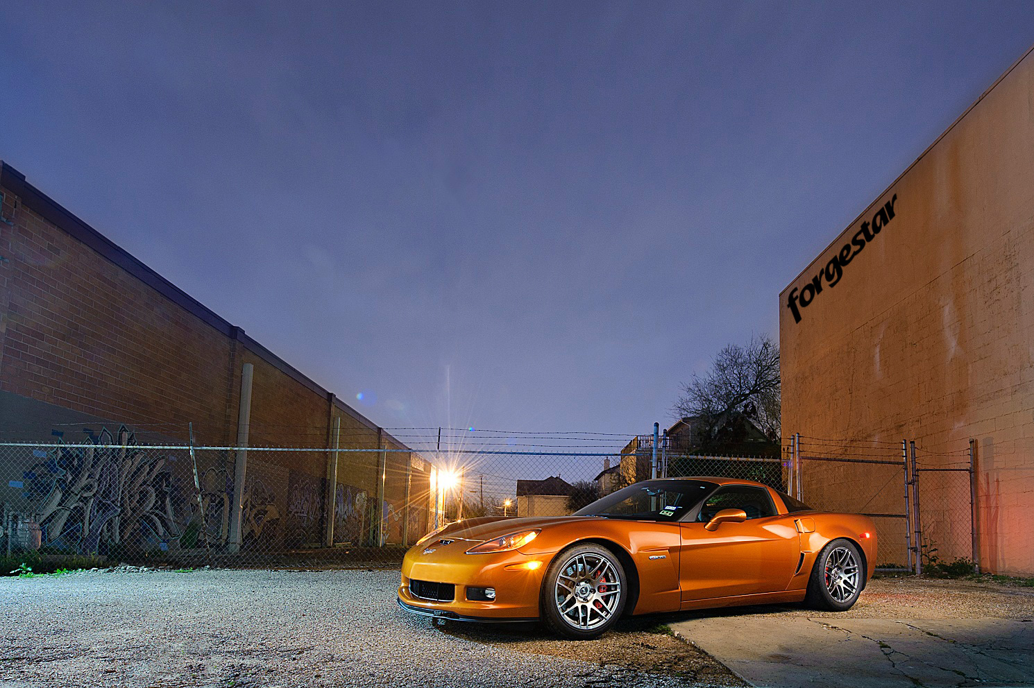 photo 2 Chevrolet Corvette custom wheels Forgestar F14 18x10.0, ET , tire size X R18. 18x12.0 ET 