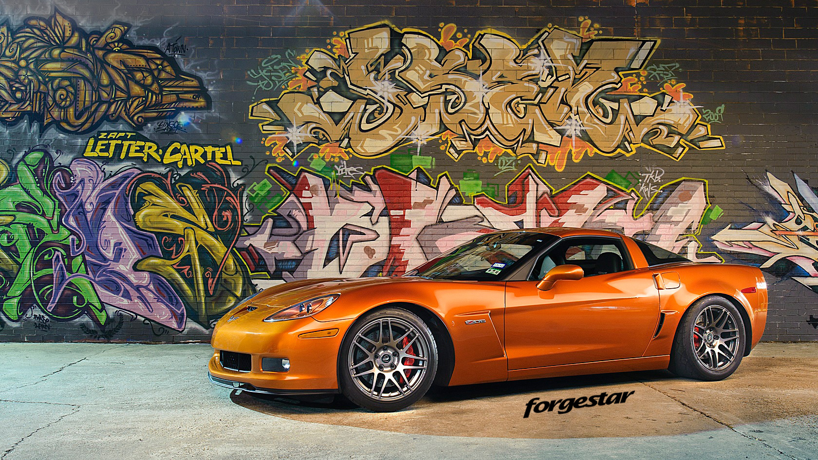 photo 1 Chevrolet Corvette custom wheels Forgestar F14 18x10.0, ET , tire size X R18. 18x12.0 ET 