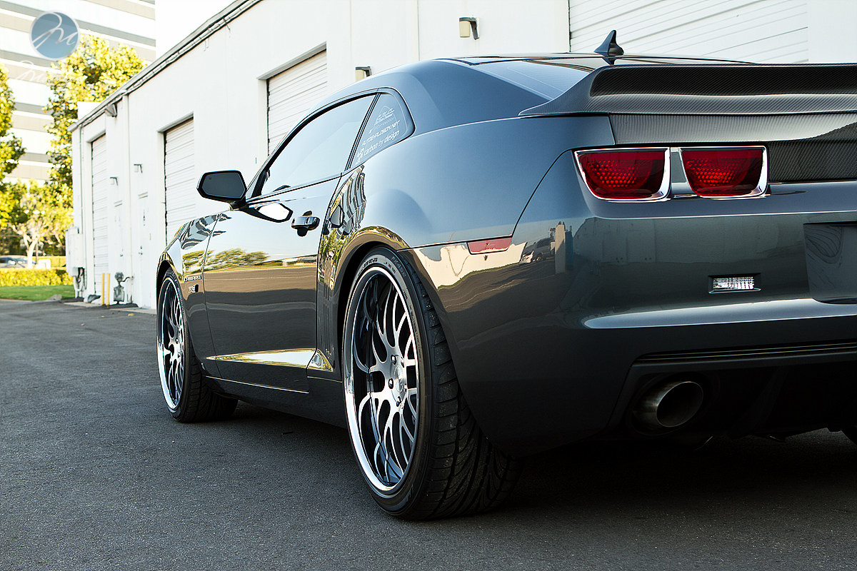 photo 3 Chevrolet Camaro custom wheels Modulare H2 22x9.5, ET , tire size X R22. 22x11.0 ET 
