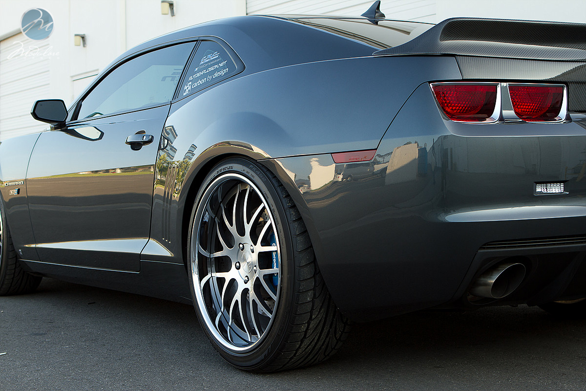 photo 4 Chevrolet Camaro custom wheels Modulare H2 22x9.5, ET , tire size X R22. 22x11.0 ET 
