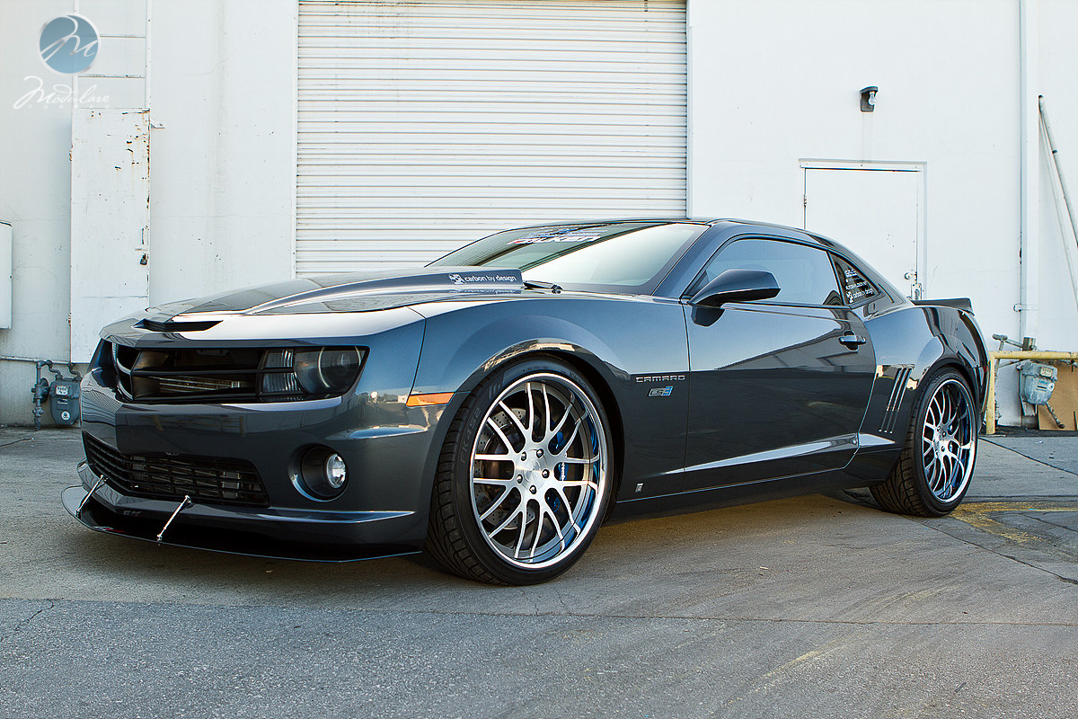 photo 5 Chevrolet Camaro custom wheels Modulare H2 22x9.5, ET , tire size X R22. 22x11.0 ET 