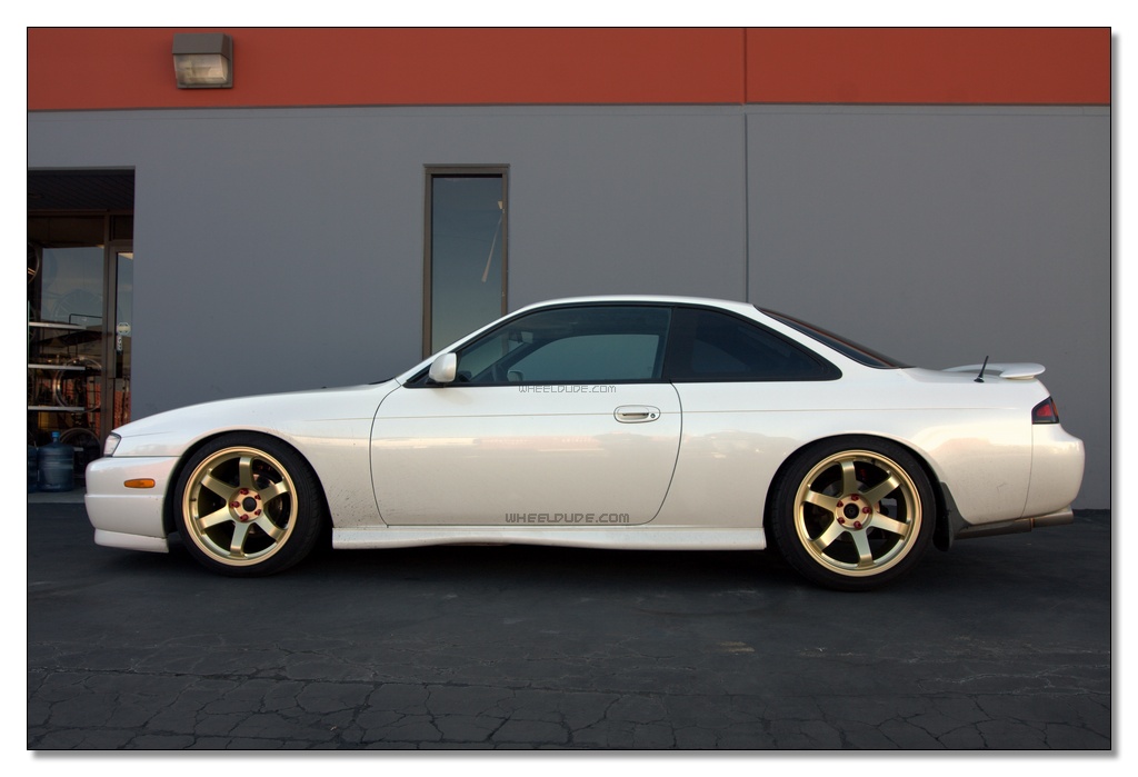 photo 1 Nissan S14 custom wheels Rota Grid 18x9.5, ET +15, tire size 225/40 R18. x ET 245/40 R