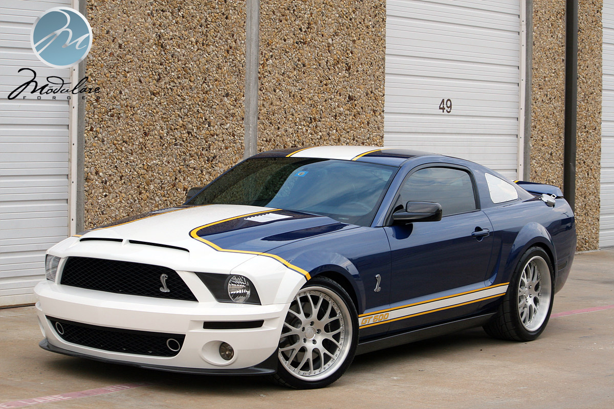 photo 2 Ford Shelby GT500 custom wheels Modulare M6 20x9.0, ET , tire size X R20. 20x11.0 ET 