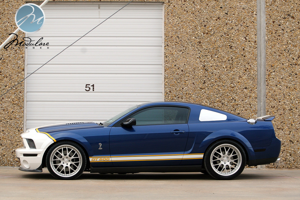 photo 7 Ford Shelby GT500 custom wheels Modulare M6 20x9.0, ET , tire size X R20. 20x11.0 ET 