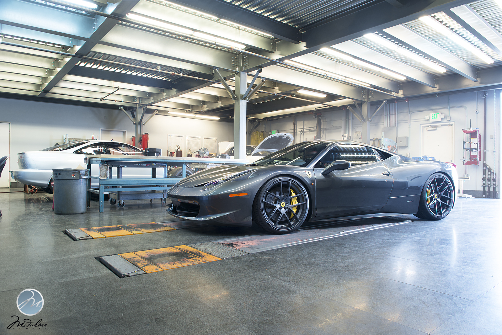 photo 7 Ferrari 458 Italia custom wheels Modulare B18 Evo 21x9.0, ET , tire size 255/30 R21. 22x12.0 ET 335/25 R22