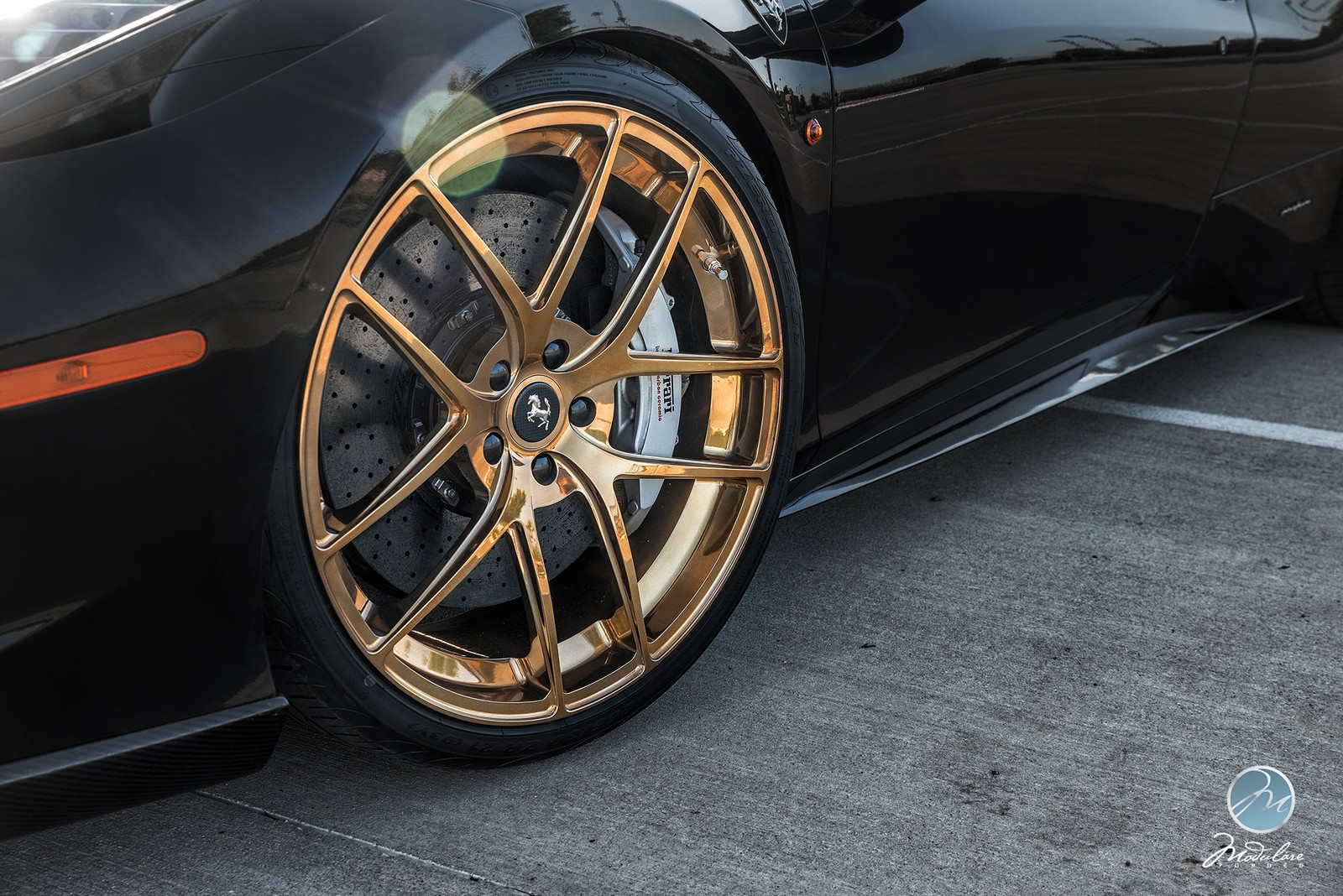 photo 1 Ferrari 458 Italia custom wheels Modulare B18 Evo 21x9.0, ET , tire size X R21. 22x12.0 ET 