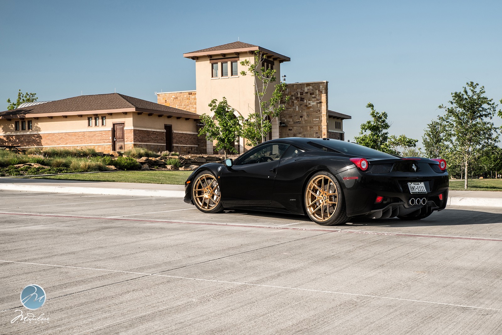 photo 3 Ferrari 458 Italia custom wheels Modulare B18 Evo 21x9.0, ET , tire size X R21. 22x12.0 ET 
