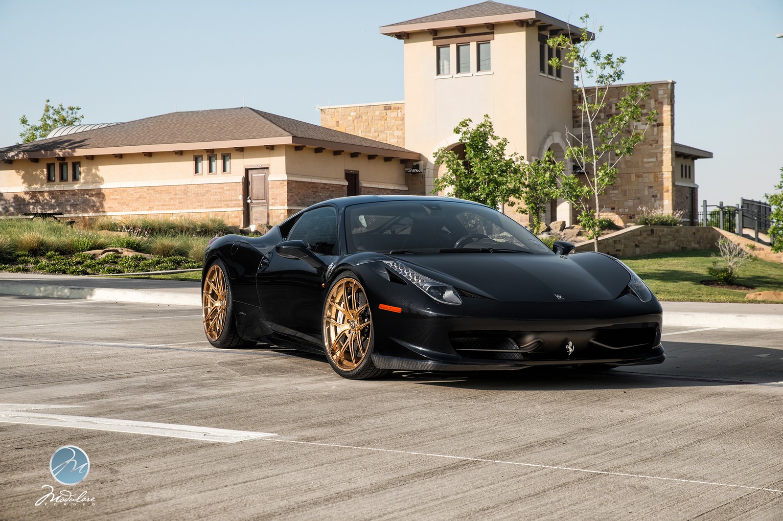 photo 4 Ferrari 458 Italia custom wheels Modulare B18 Evo 21x9.0, ET , tire size X R21. 22x12.0 ET 