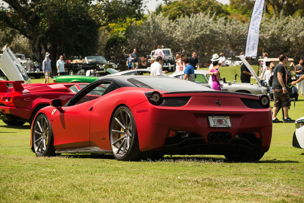 photo 2 Ferrari 458 Italia custom wheels Vossen VPS-310 21x9.0, ET , tire size X R21. 22x12.5 ET