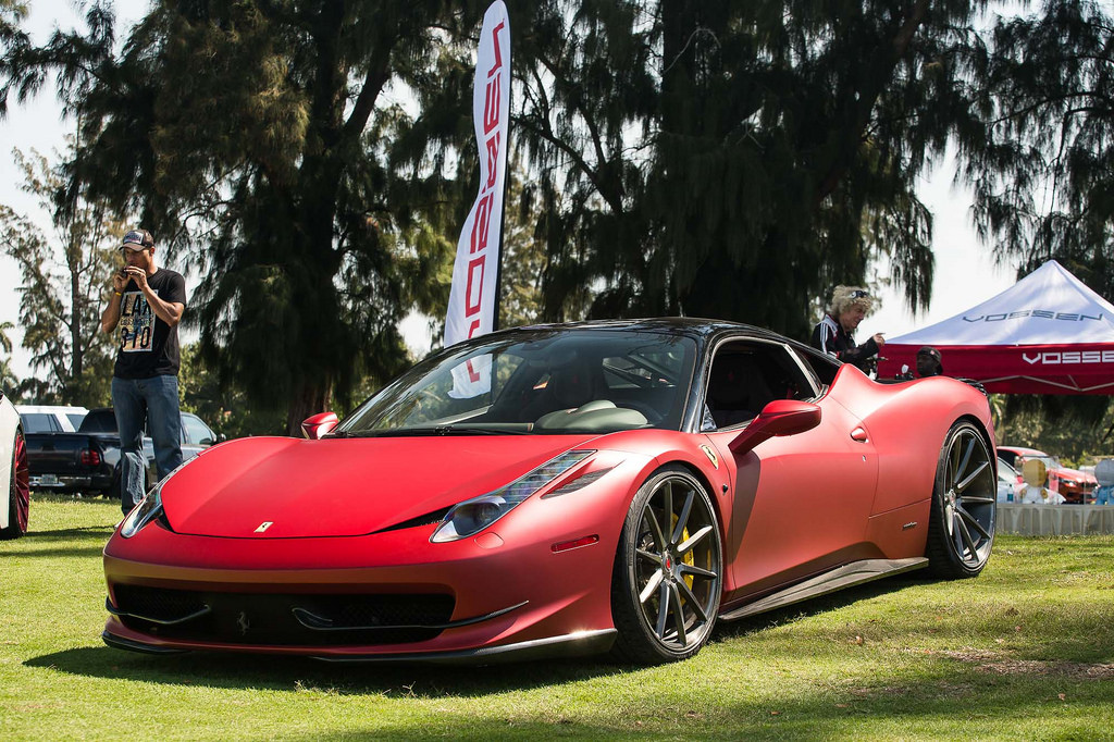photo 1 Ferrari 458 Italia custom wheels Vossen VPS-310 21x9.0, ET , tire size X R21. 22x12.5 ET