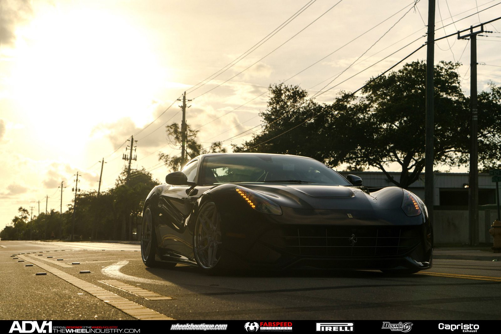 photo 9 Ferrari F12berlinetta custom wheels ADV 05S Track Spec CS 21x9.5, ET , tire size X R21. 22x12.5 ET 