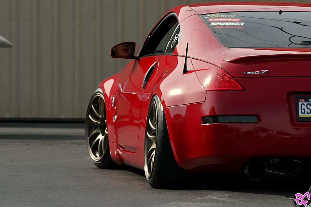 photo 1 Nissan 370Z custom wheels 18x9.5, ET -13, tire size 225/40 R18. 18x9.5 ET-23