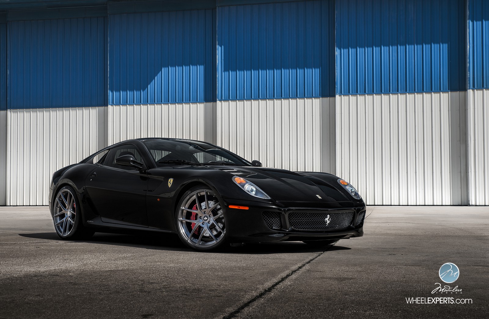 photo 3 Ferrari 599 GTB Fiorano custom wheels Modulare B18 Evo 21x9.0, ET , tire size X R21. 22x12.0 ET 