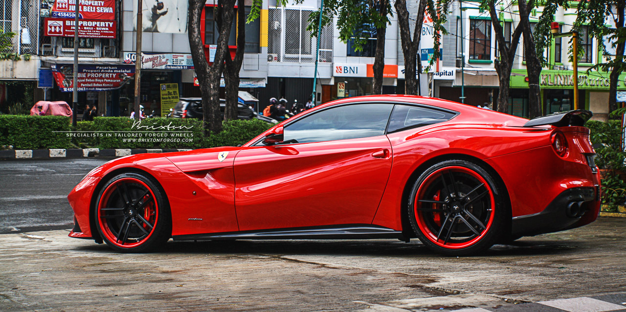 photo 6 Ferrari F12berlinetta custom wheels BRIXTON R25 TARGA SERIES 21x9.5, ET , tire size X R21. 22x12.0 ET