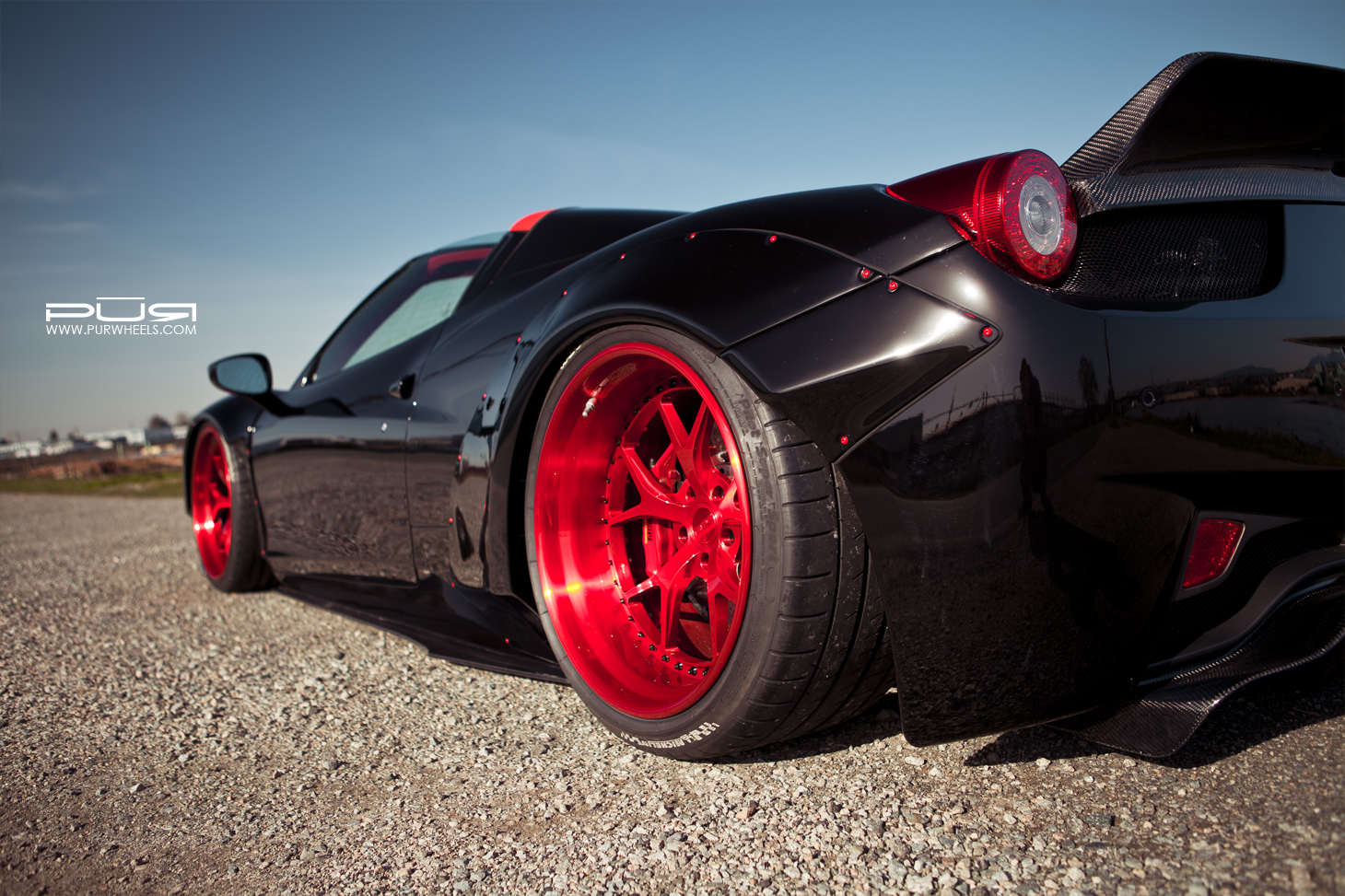 photo 4 Ferrari 458 Spider custom wheels PUR LG06 x, ET , tire size X R. x ET