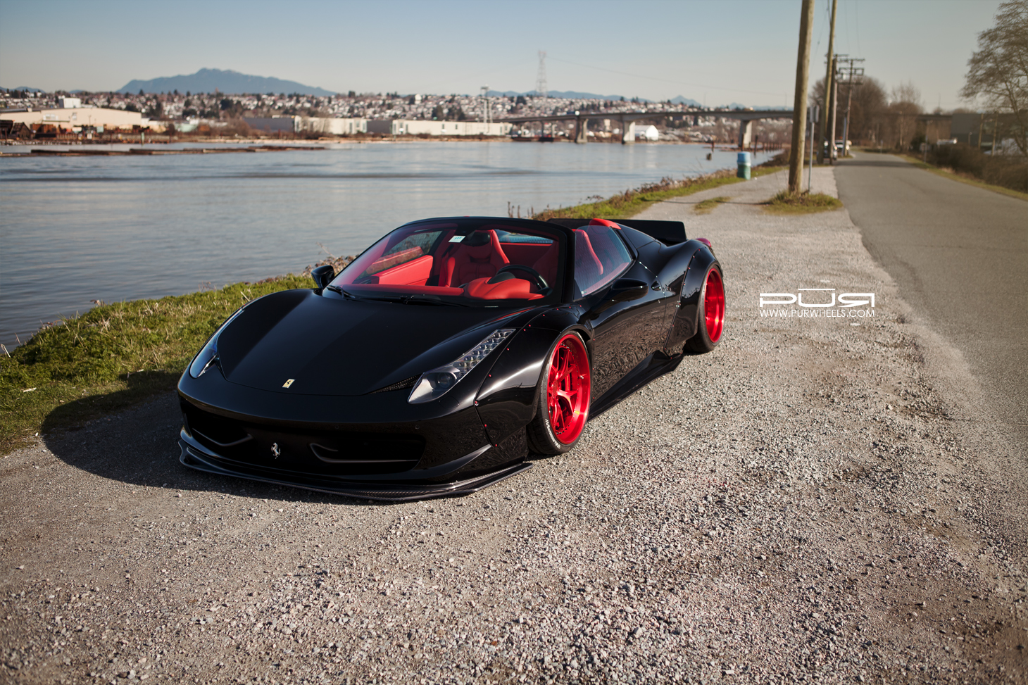 photo 5 Ferrari 458 Spider custom wheels PUR LG06 x, ET , tire size X R. x ET