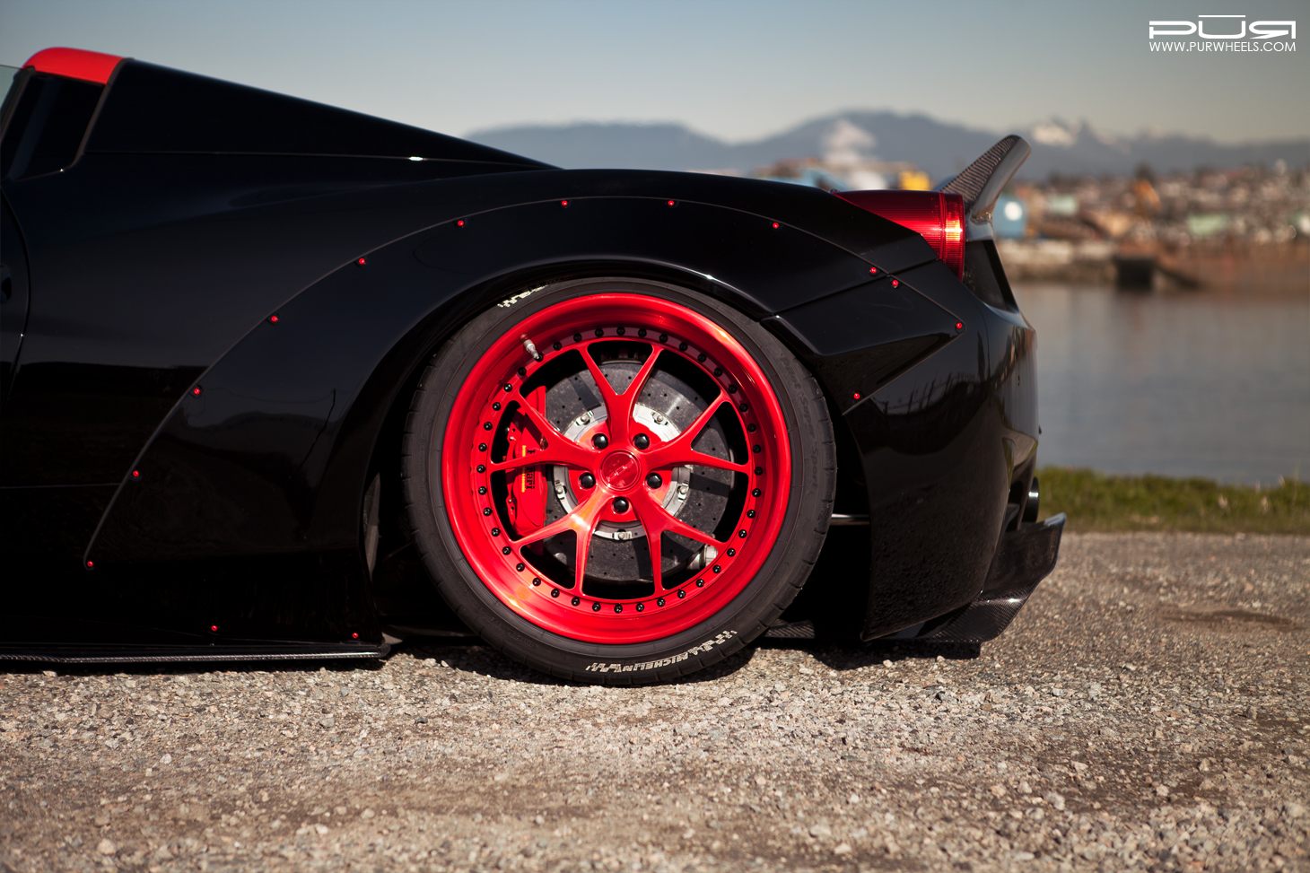 photo 9 Ferrari 458 Spider custom wheels PUR LG06 x, ET , tire size X R. x ET