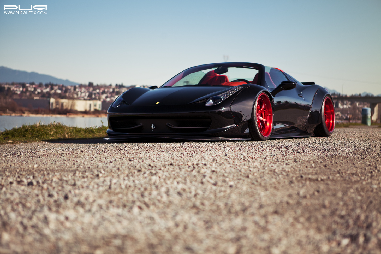 photo 11 Ferrari 458 Spider custom wheels PUR LG06 x, ET , tire size X R. x ET