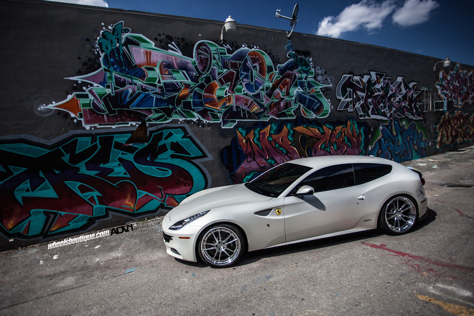 photo 11 Ferrari FF custom wheels ADV 5.2 Track Spec CS 21x9.5, ET , tire size X R21. 22x12.5 ET 