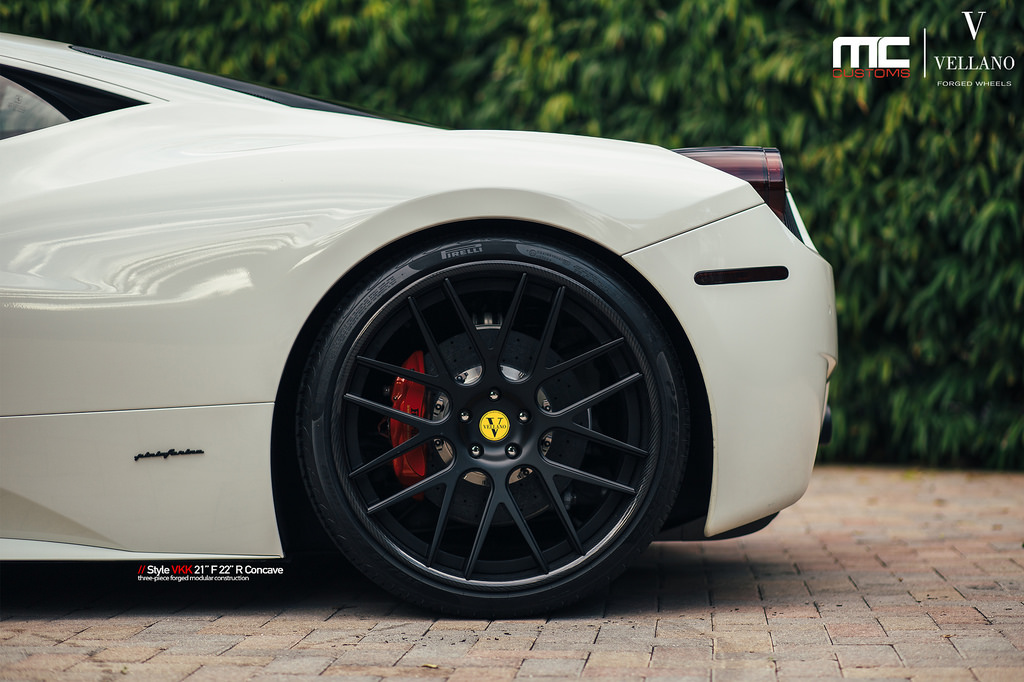 photo 6 Ferrari 458 Italia custom wheels Vellano VKK 21x, ET , tire size X R21. 22x ET