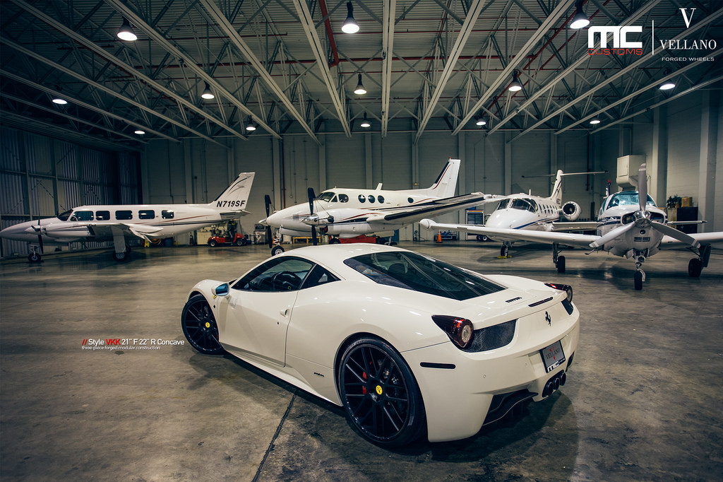 photo 8 Ferrari 458 Italia custom wheels Vellano VKK 21x, ET , tire size X R21. 22x ET