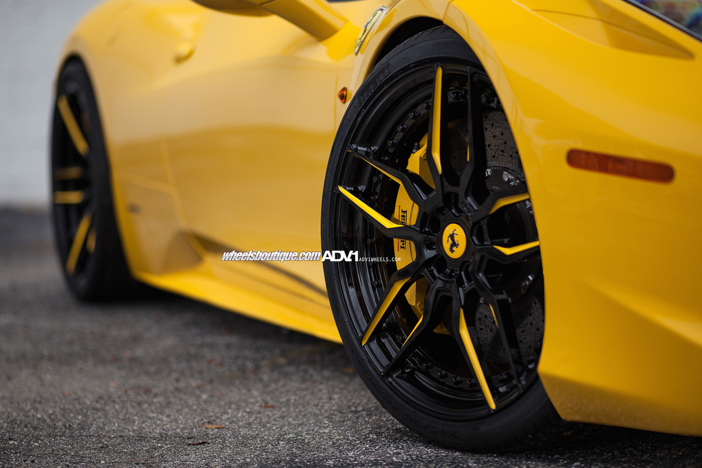 photo 1 Ferrari 458 Italia custom wheels ADV 05 MV.2 CS Series 20x9.0, ET , tire size 245/30 R20. 21x12.0 ET 355/25 R21